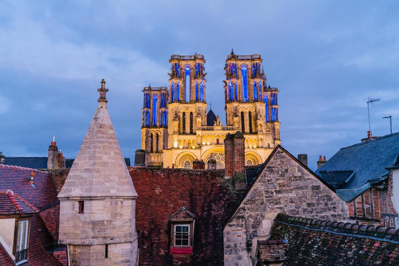 Апартаменты Nid Douillet La Cour Du Dauphin, Vue Cathedrale Imprenable Лан Экстерьер фото